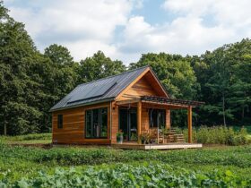 Egy erdei lak kiváló menedék lehet a város zajától.