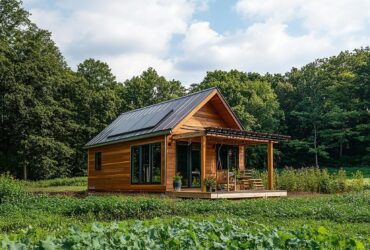 Egy erdei lak kiváló menedék lehet a város zajától.